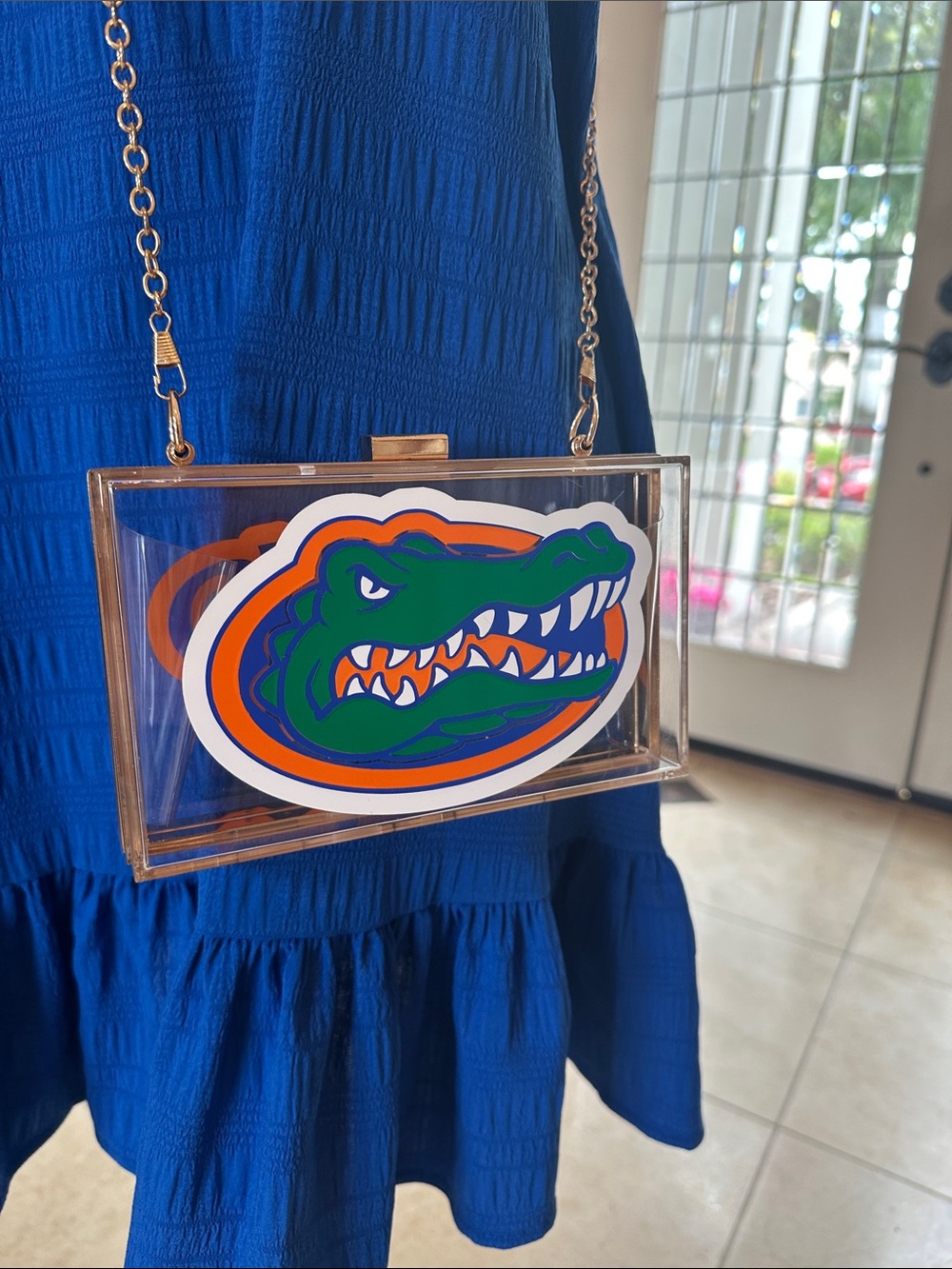 Custom Clear Acrylic UF Gameday Bag